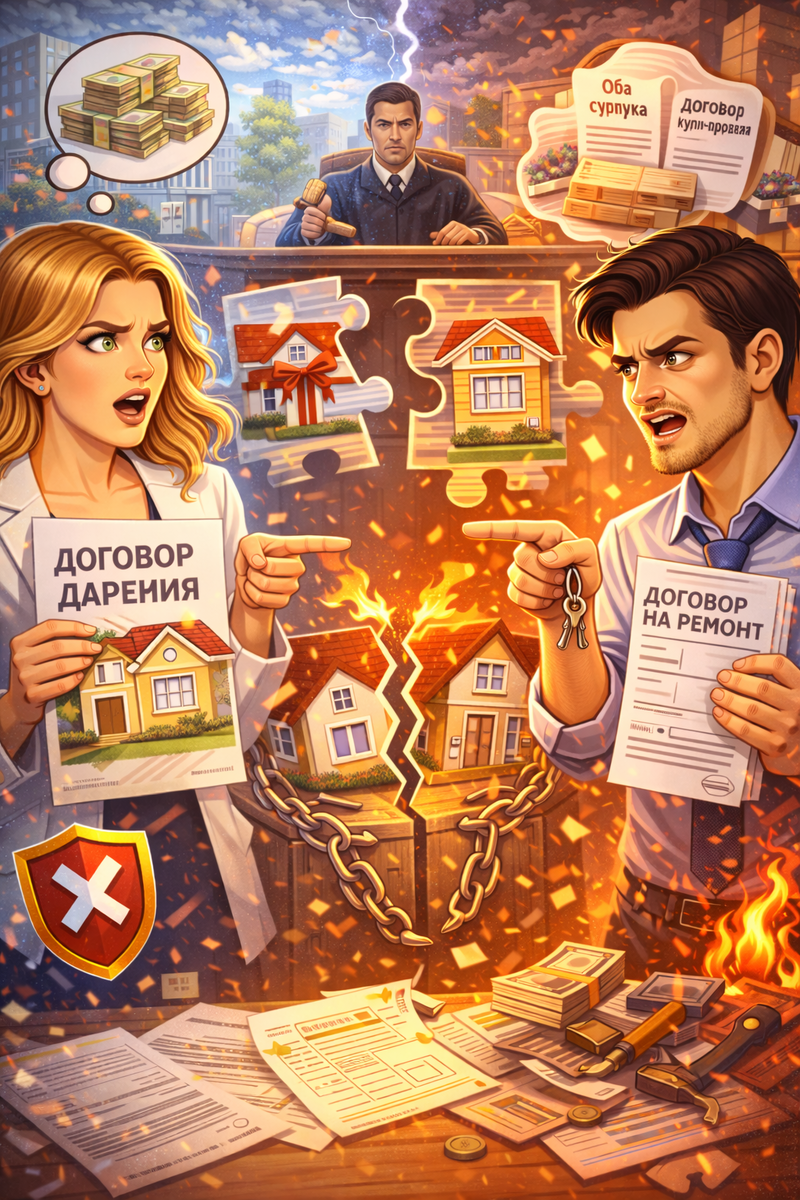 Когда подаренная квартира может стать предметом спора при разводе