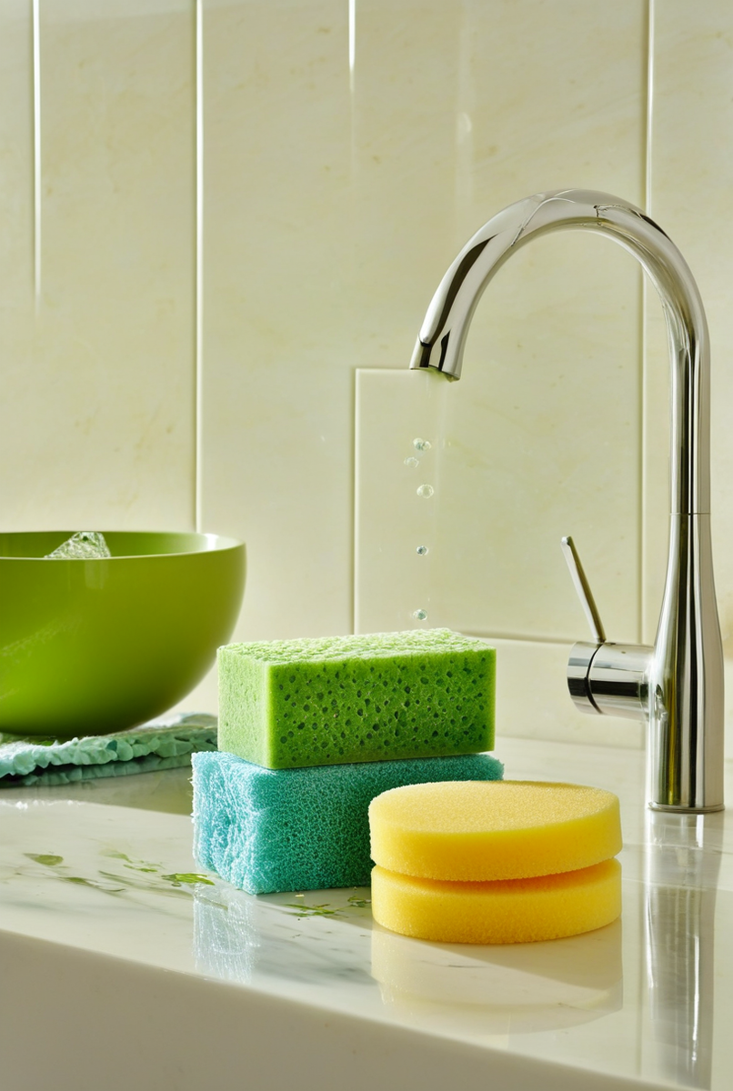 Как выбрать идеальную губку для посуды: гид по материалам и применениям