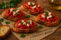 Брускетта с перцем и фетой: незабываемый вкус на Руси