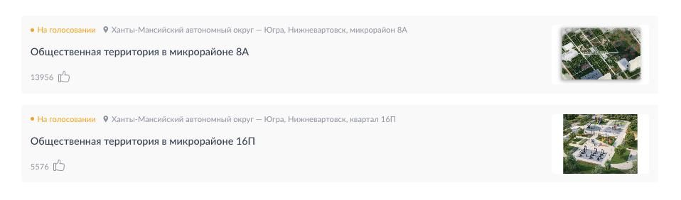 Вартовчане, около 8 тысяч голосов осталось набрать нашим проектам благоустройства, чтобы город преобразился