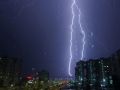 Купол, который заставлял вартовчан изнывать от жары, все же не выдержал мощного удара стихии