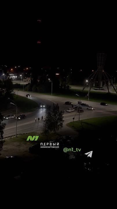 Суету на въезде в старый Вартовск сняли вартовчане