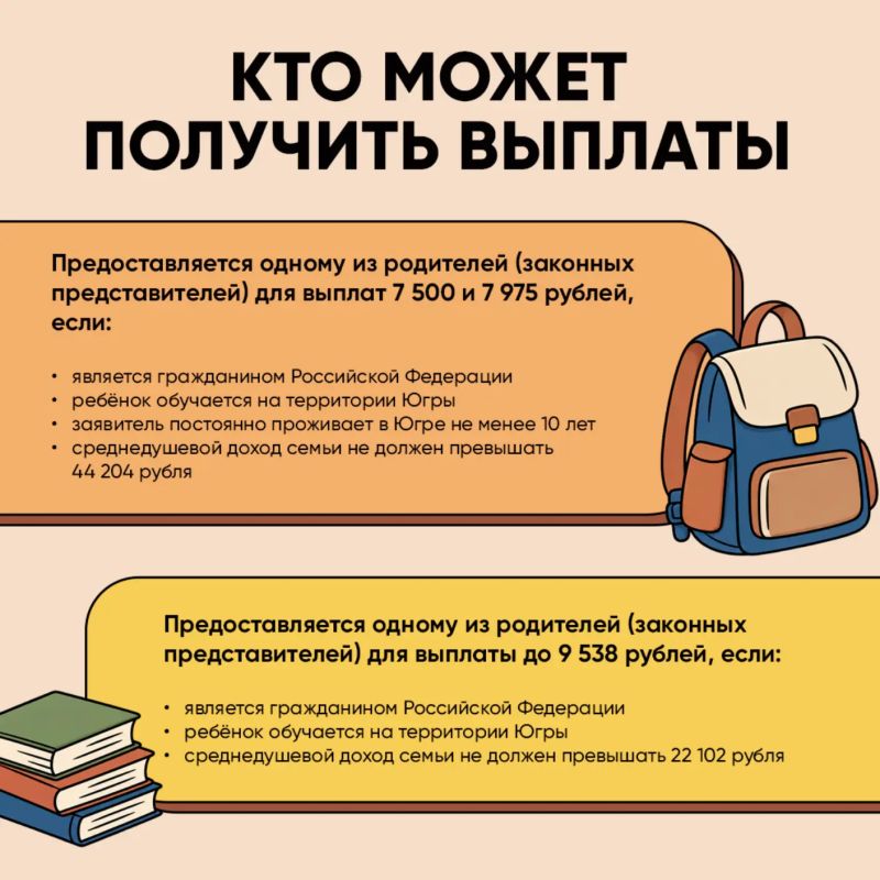 В Югре многодетным семьям помогают собрать ребенка в школу В Югре многодетным семьям помогают собрать ребенка в школу