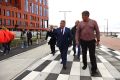 Дмитрий Кощенко: После заседания городского штаба по строительству вместе с коллегами и представителями общественности выехали на осмотр объектов благоустройства