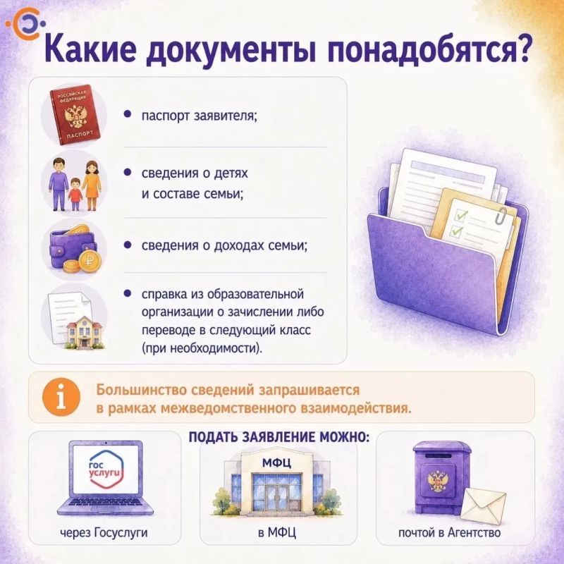 Казенное учреждение Ханты-Мансийского автономного округа - Югры «Агентство социального благополучия населения» информирует о предоставлении единовременного пособия при поступлении ребенка в первый класс и единовременного... Казенное учреждение Ханты-Мансийского автономного округа - Югры «Агентство социального благополучия населения» информирует о предоставлении единовременного пособия при поступлении ребенка в первый класс и единовременного...