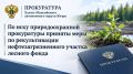Природоохранная прокуратура провела проверку соблюдения требований законодательства об охране и использовании недр