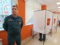 Безопасность избирательных участков обеспечили сотрудники МЧС Югры