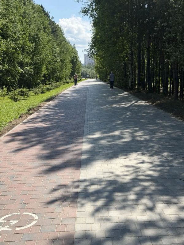 Комфорт для прогулок и активного отдыха: в парке «За Саймой» завершается обустройство дорожек Комфорт для прогулок и активного отдыха: в парке «За Саймой» завершается обустройство дорожек