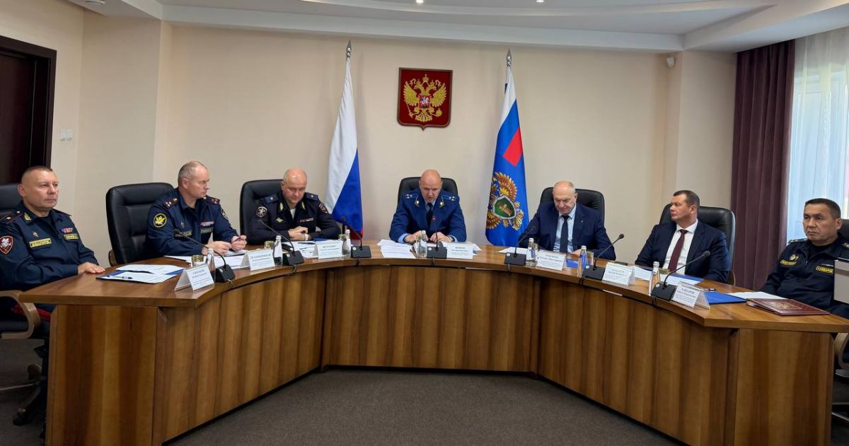 В прокуратуре округа состоялось заседание Координационного совещания руководителей правоохранительных органов по борьбе с преступностью
