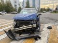 Жесткое ДТП на перекрестке Спортивной и Дзержинского произошло накануне