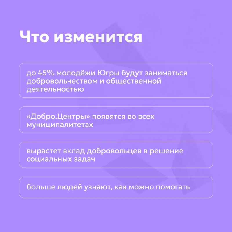 Развитию югорского добровольчества – быть! Развитию югорского добровольчества – быть!