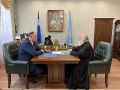28 сентября 2026 года, в епархиальном управлении г. Ханты-Мансийска, состоялась встреча митрополита Ханты-Мансийского и Сургутского Павла с Главой города Ханты-Мансийска Максимом Ряшиным