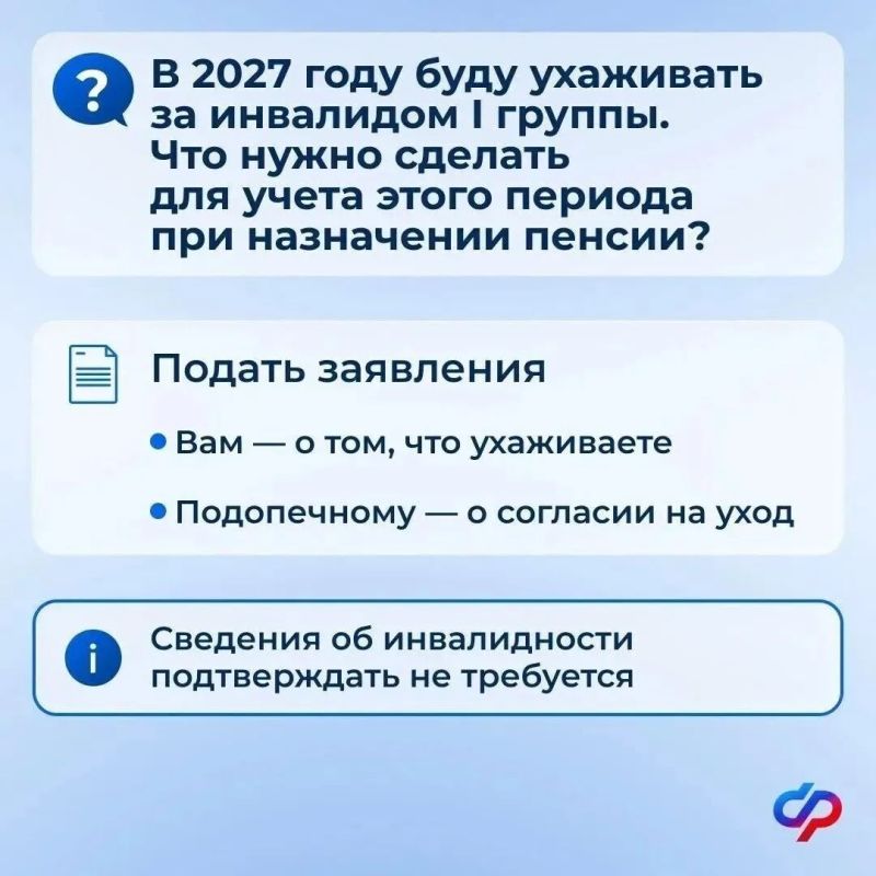 С 1 января 2027 года меняются правила подтверждения ухода за пожилыми и людьми с инвалидностью С 1 января 2027 года меняются правила подтверждения ухода за пожилыми и людьми с инвалидностью