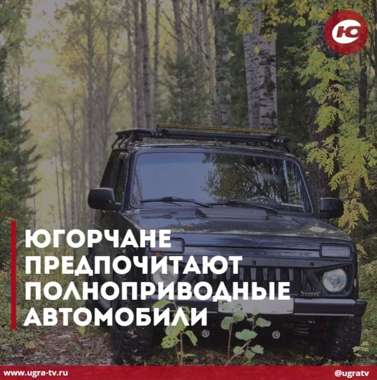 Югорчане предпочитают полноприводные автомобили
