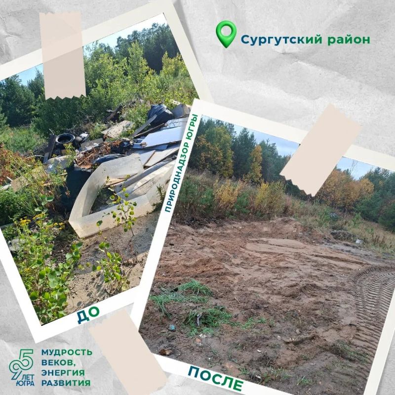 Успеть до зимы.. Сургутское управление Природнадзора Югры активно фиксирует устранение несанкционированных мест размещения отходов на подведомственной территории Успеть до зимы.. Сургутское управление Природнадзора Югры активно фиксирует устранение несанкционированных мест размещения отходов на подведомственной территории
