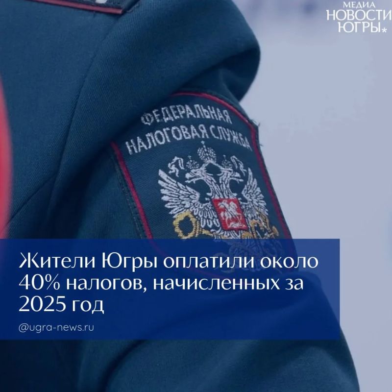 Югорчане уже перечислили почти половину имущественных налогов за 2025 год