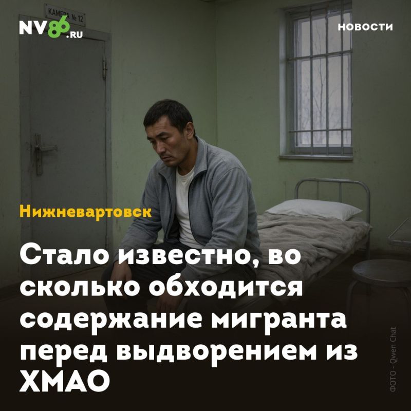 Стало известно, во сколько обходится содержание мигранта перед выдворением из ХМАО
