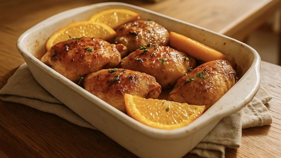 Необычное сочетание: курица с апельсинами и медом, которое удивит всех