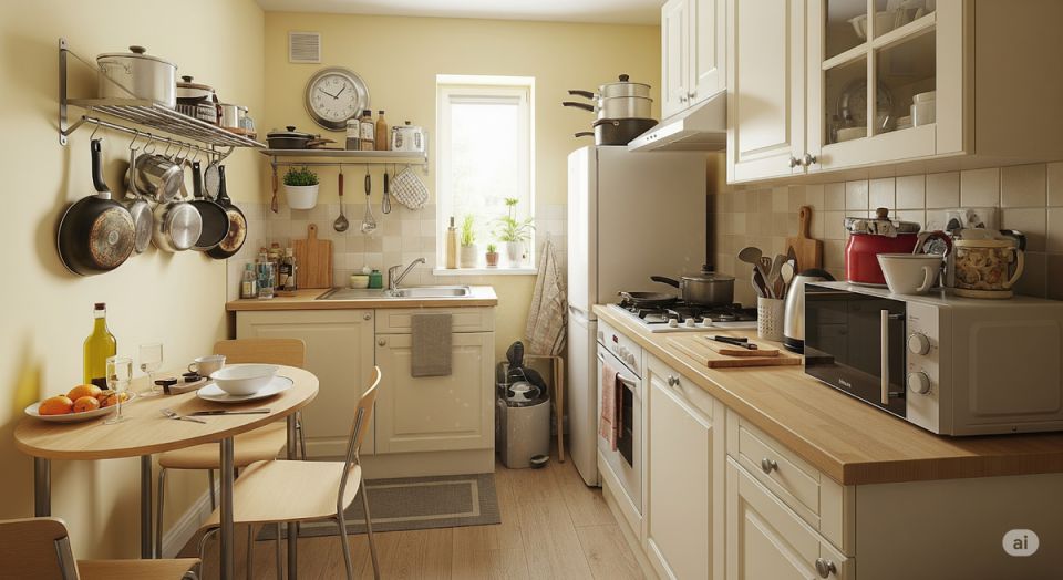 Как сделать маленькую кухню уютной и функциональной: хитрости, которые сработают