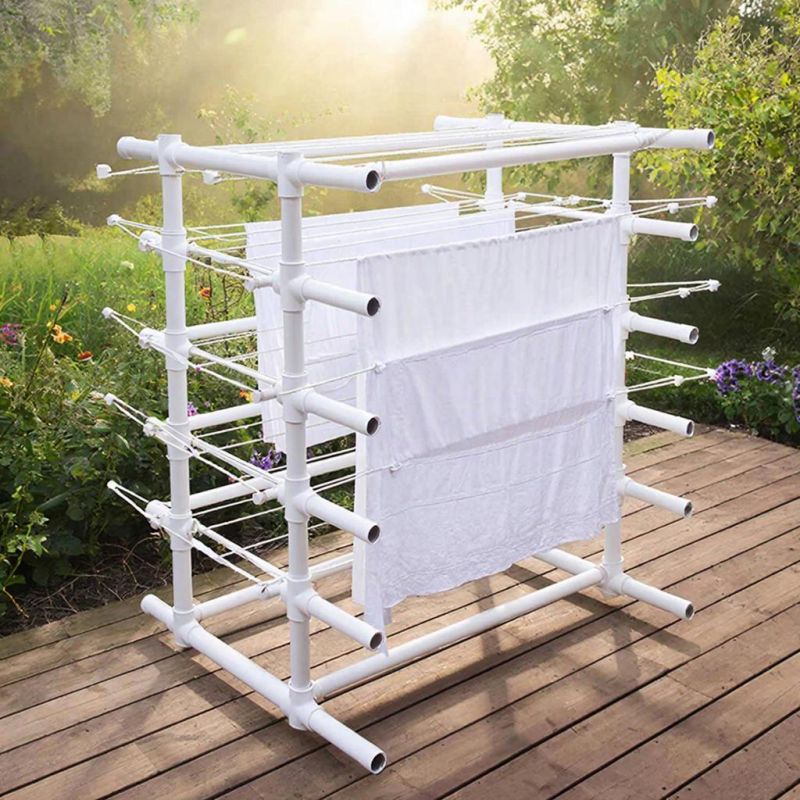 Новая жизнь дачных сушилок: как пластиковые трубы ПВХ стали хитовым решением