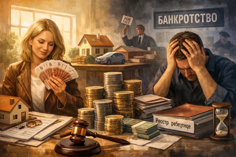 Как получить компенсацию при разводе, если бывший супруг оказался банкротом?